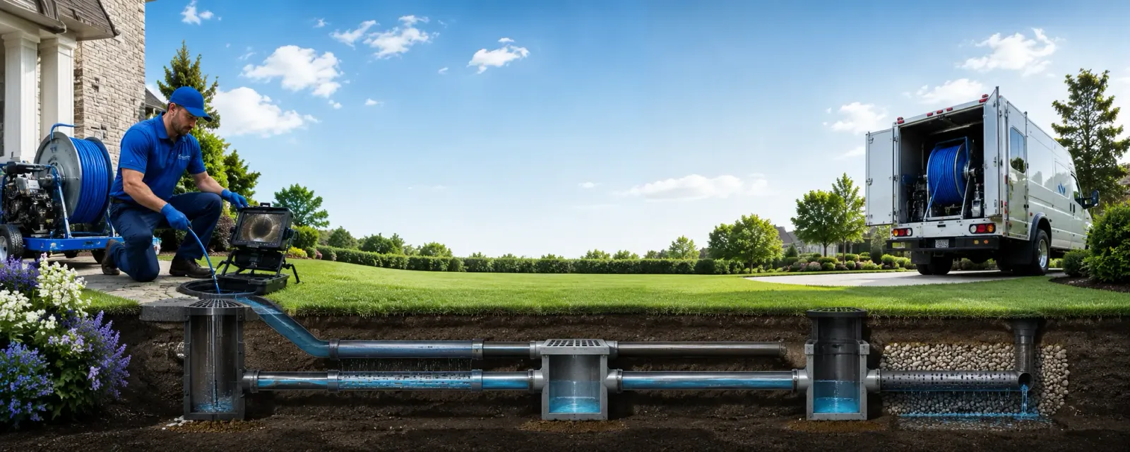 Outdoor drain cleaning information for Follett, TX